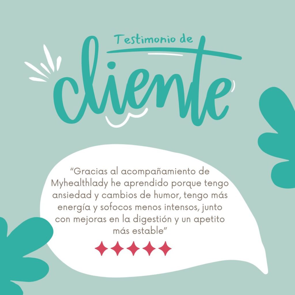 testimonio cliente en menopausia